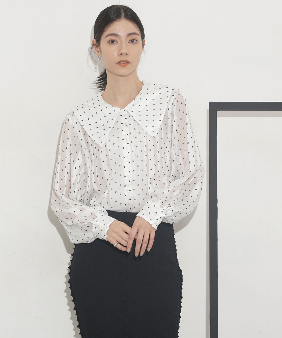 A PUPIL/23AW12‐BIG CLR BL‐DOTS-