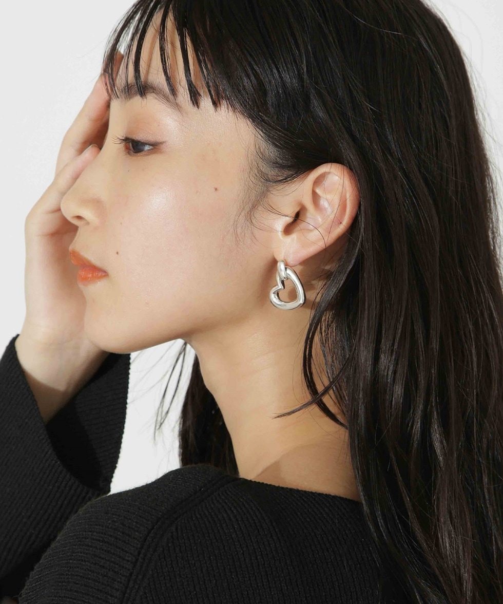 Soline earring シルバー / シルバー | 6714145019 | ナノ・ユニバース