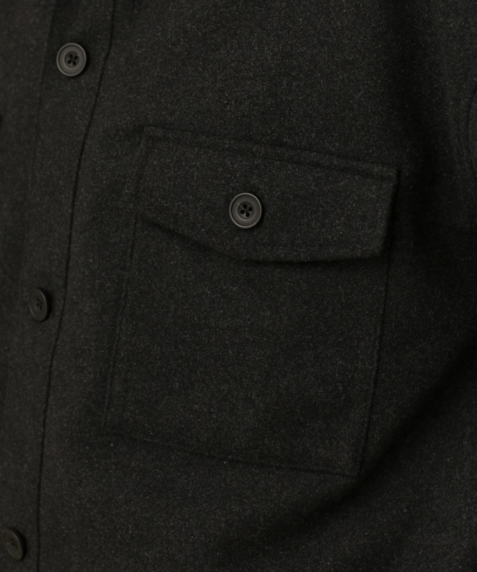 LB.03/TW/CPOシャツジャケット / ブラック | 6682220214 | ナノ