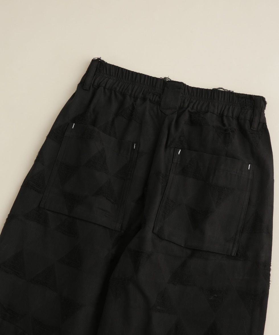 Ｔｒｉａｎｇｌｅ ｊｑ ｌｏｏｓｅ ｔｒｏｕｓｅｒｓ / ブラック