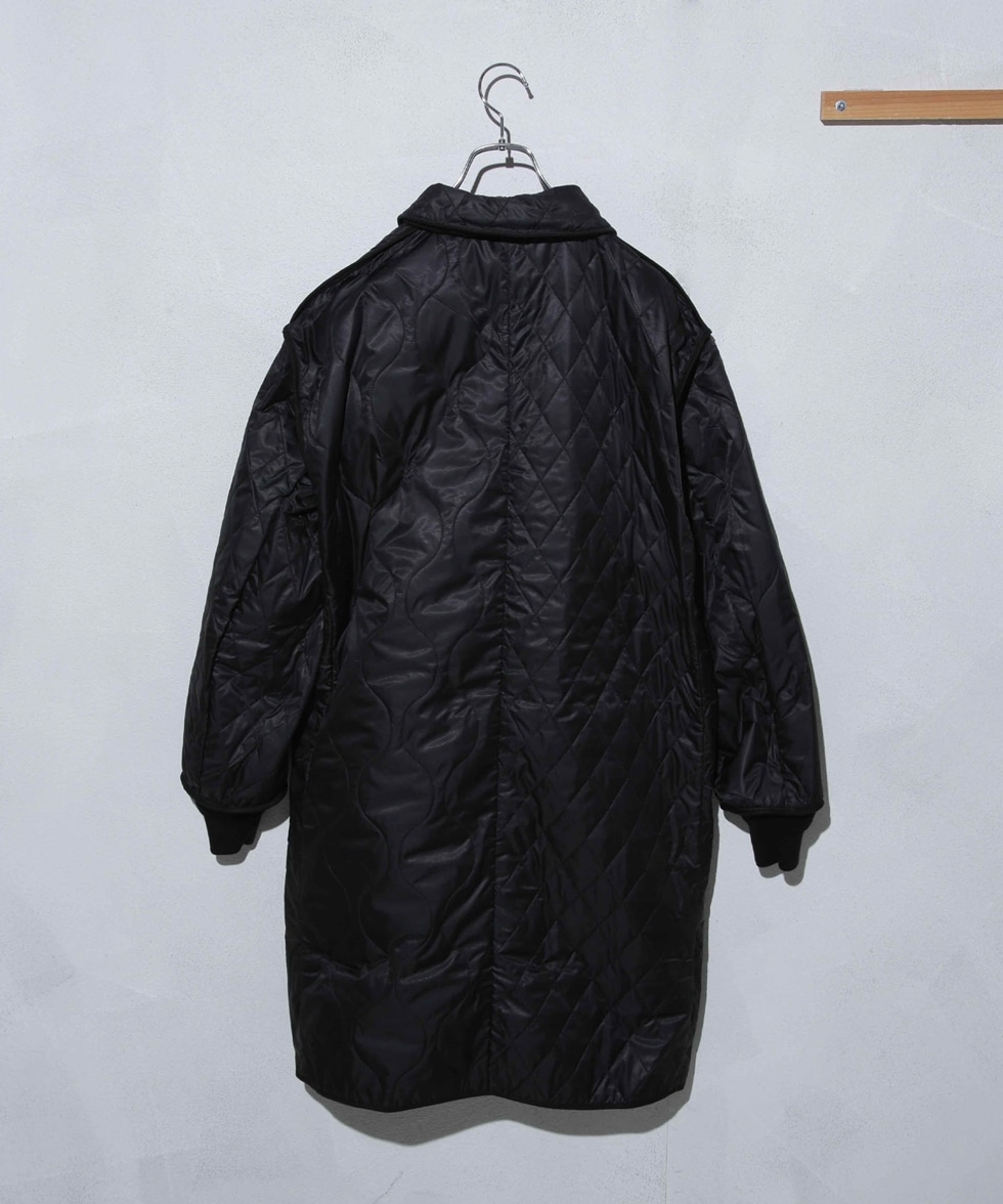 Multi Quilted Reversible Coat / ブラック | 6703211048 | ナノ