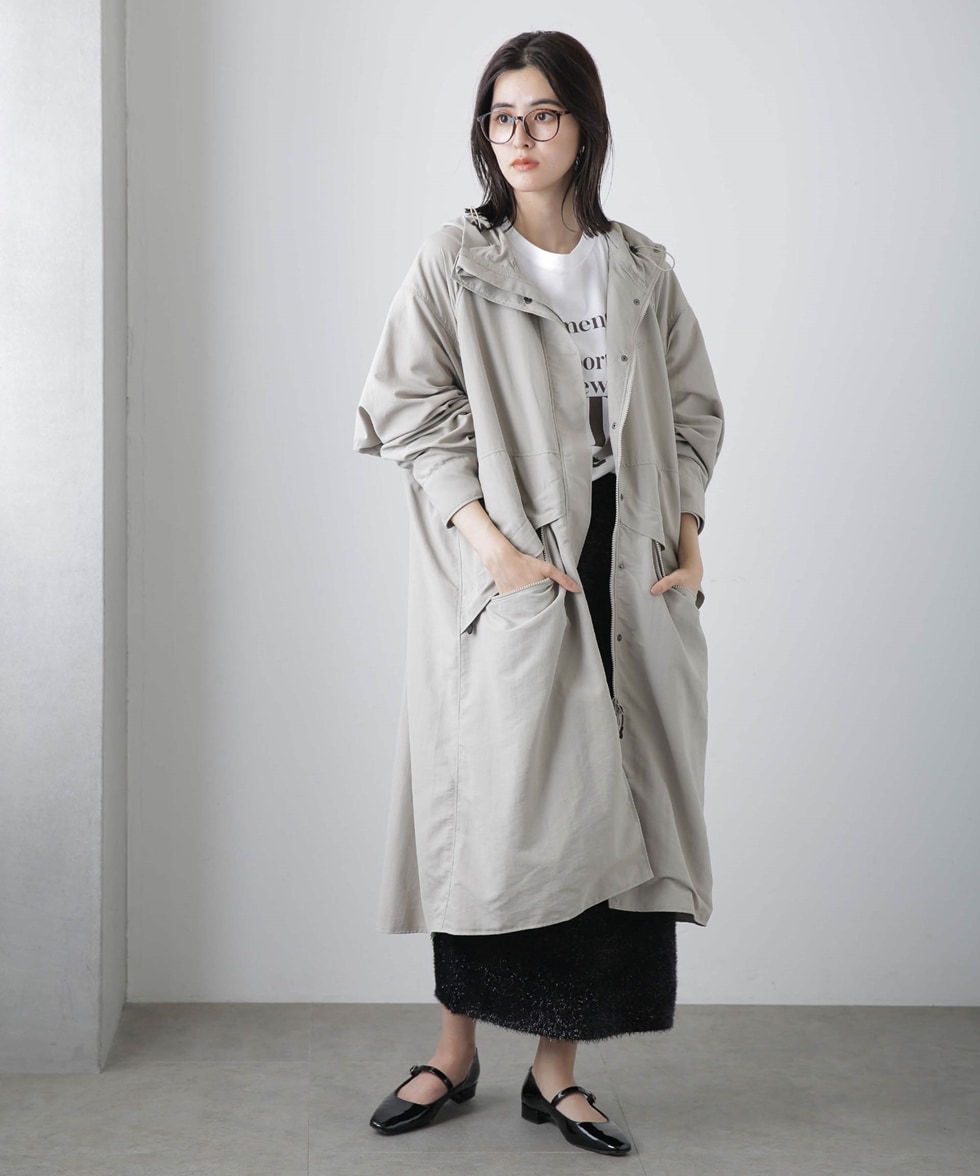 別注 SUPPLEX LONG DENALI COAT / ブラック | 6713211038 | ナノ