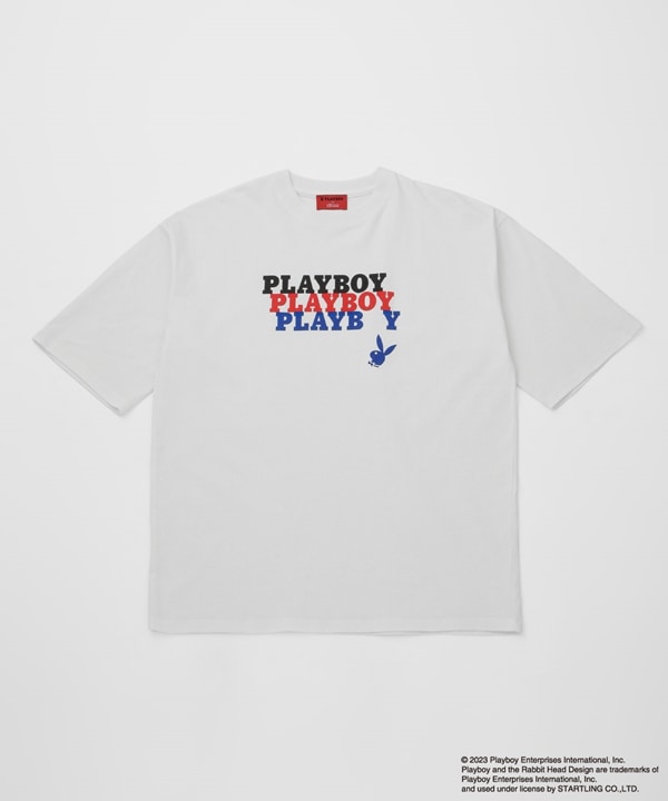 LB.03/「PLAYBOY別注」RABBIT LOGO Tシャツ