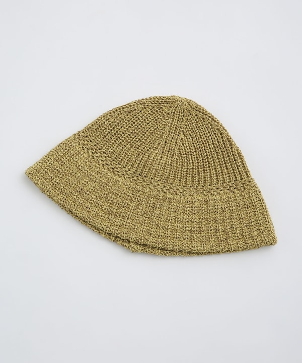 Paper Melange Knit Tulip Hat