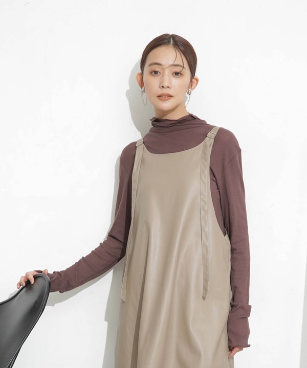 nano・universeのApron Top Synthetic Leather