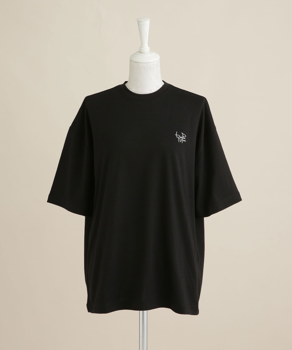 刺繍オーバーサイズTシャツ / ブラック | 6412263750 | ナノ 
