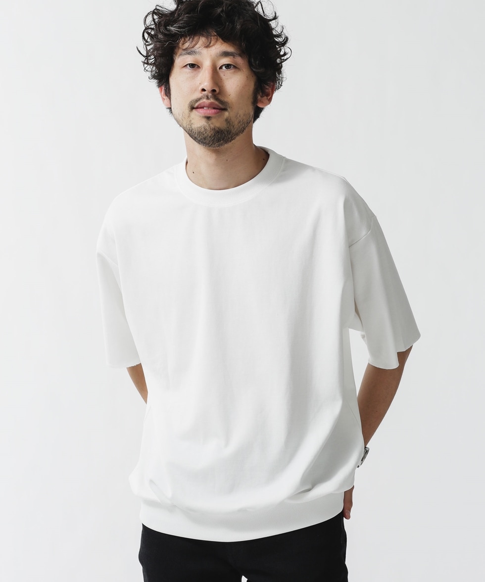 ライトスウェット ｔｅｅ ブラック ナノ ユニバース公式通販サイト Nano Universe Catalog