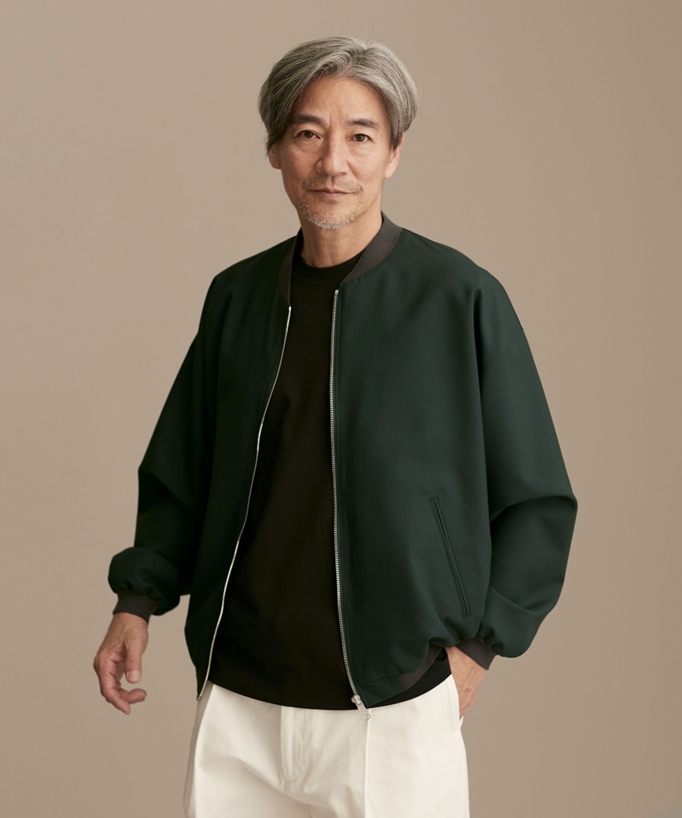 MINAMI SHIRTS ジップアップブルゾン/南シャツ スウェットジャケット