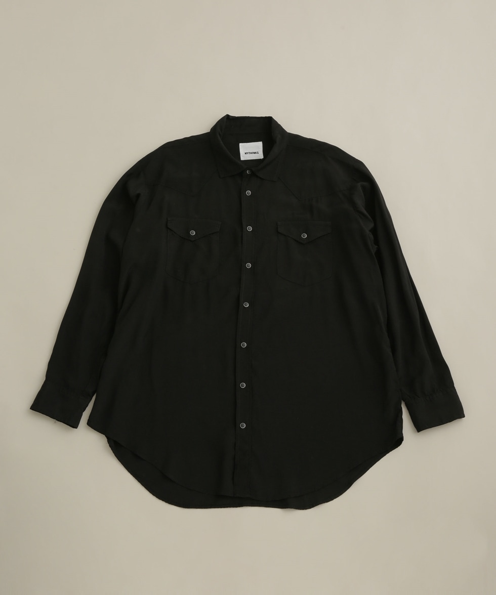 MYTHINKS MY RAYON SILK WESTERN SHIRTS - シャツ