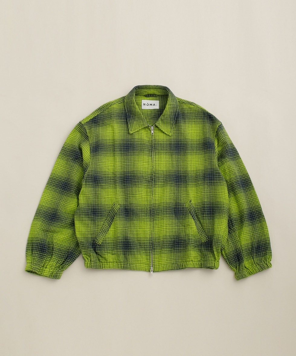 N Ombre Plaid Blouson / イエロー | 6702212073 | ナノ・ユニバース 