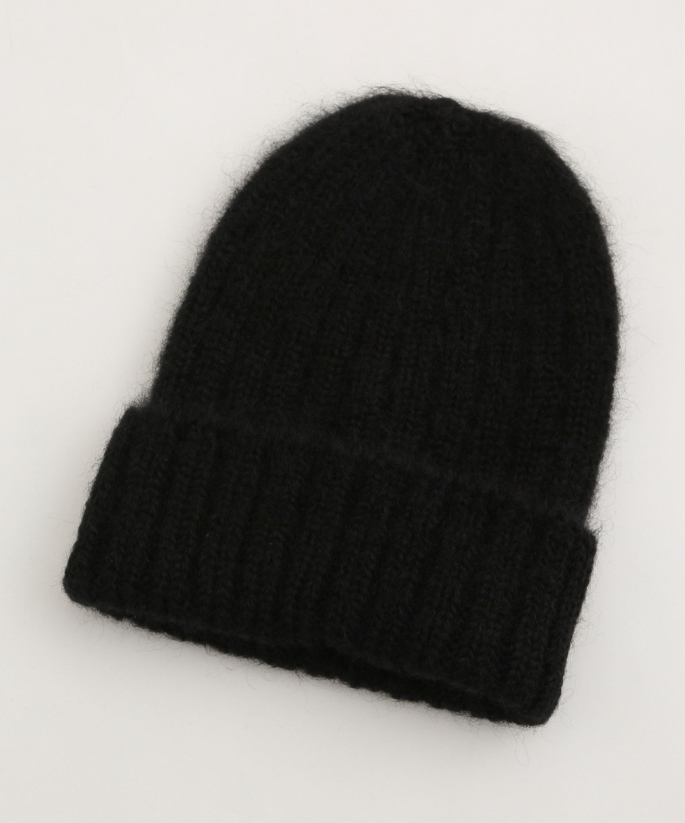 Mohair knit cap / ブラック | 6702239126 | ナノ・ユニバース公式通販