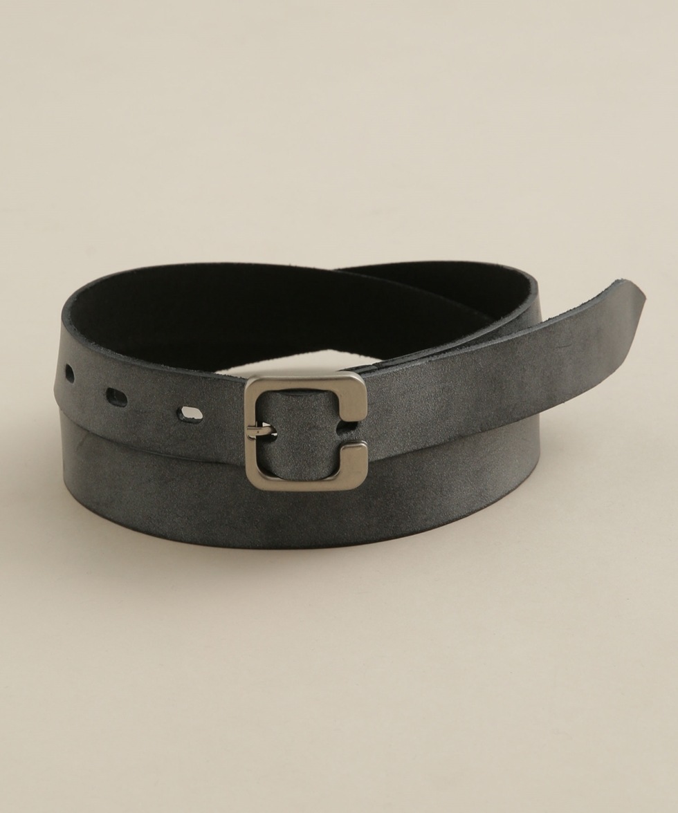 ARTISAN BELT OILED COW LEATHER / ブラック | 6702250001 | ナノ