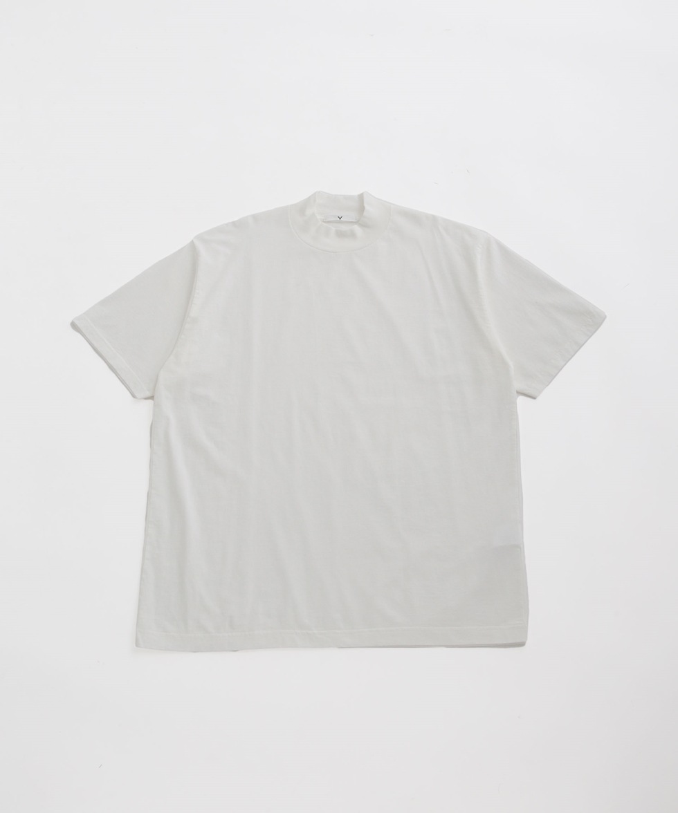 ORGANIC COTTON MOCK NECK S/S T / ホワイト | 6703124054 | ナノ