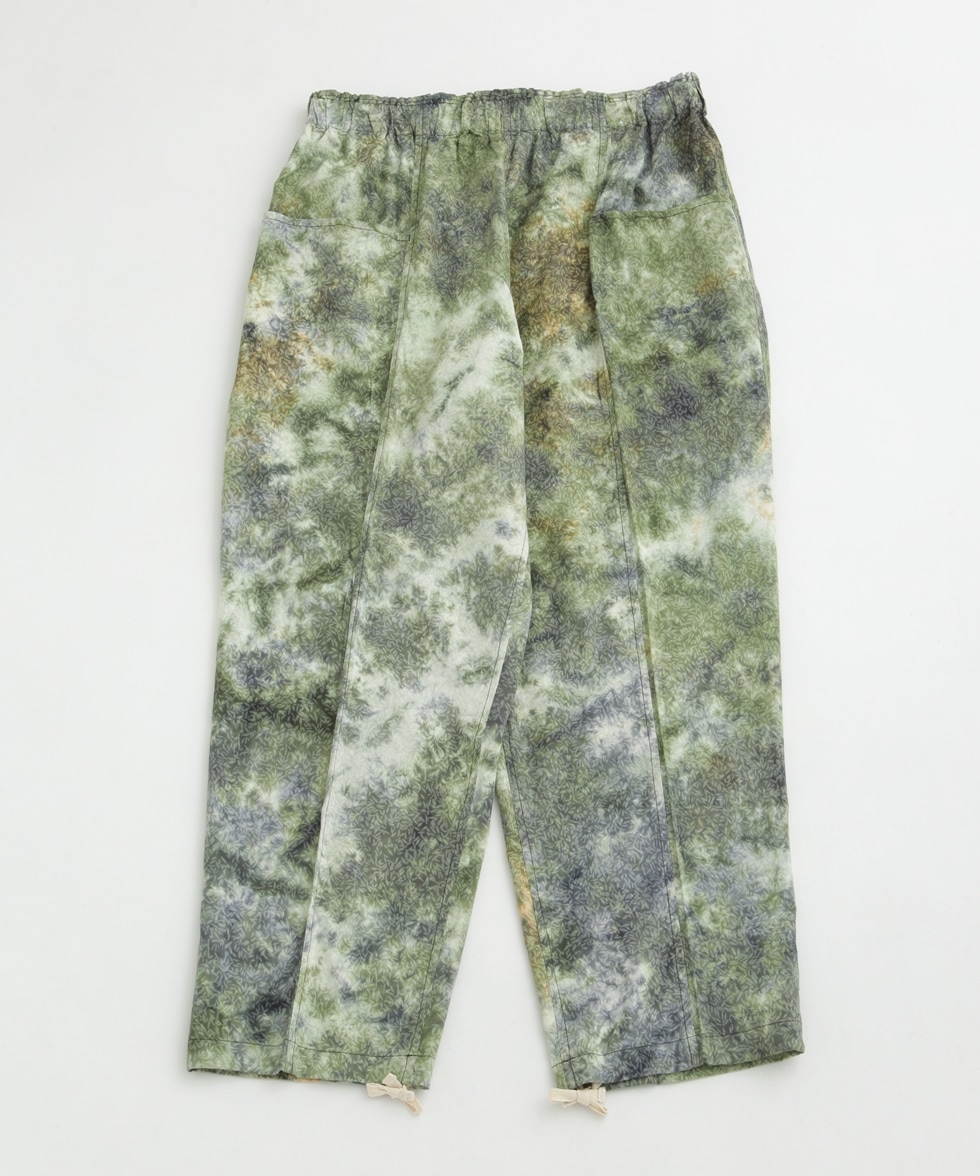 Army String Pant - Uneven dye / グリーン | 6703127137 | ナノ