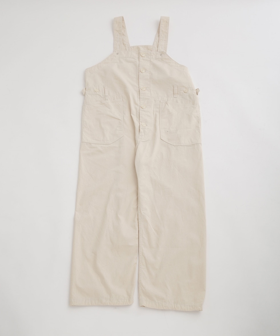 linen overalls / OFF WHITEオールドマンズテーラー