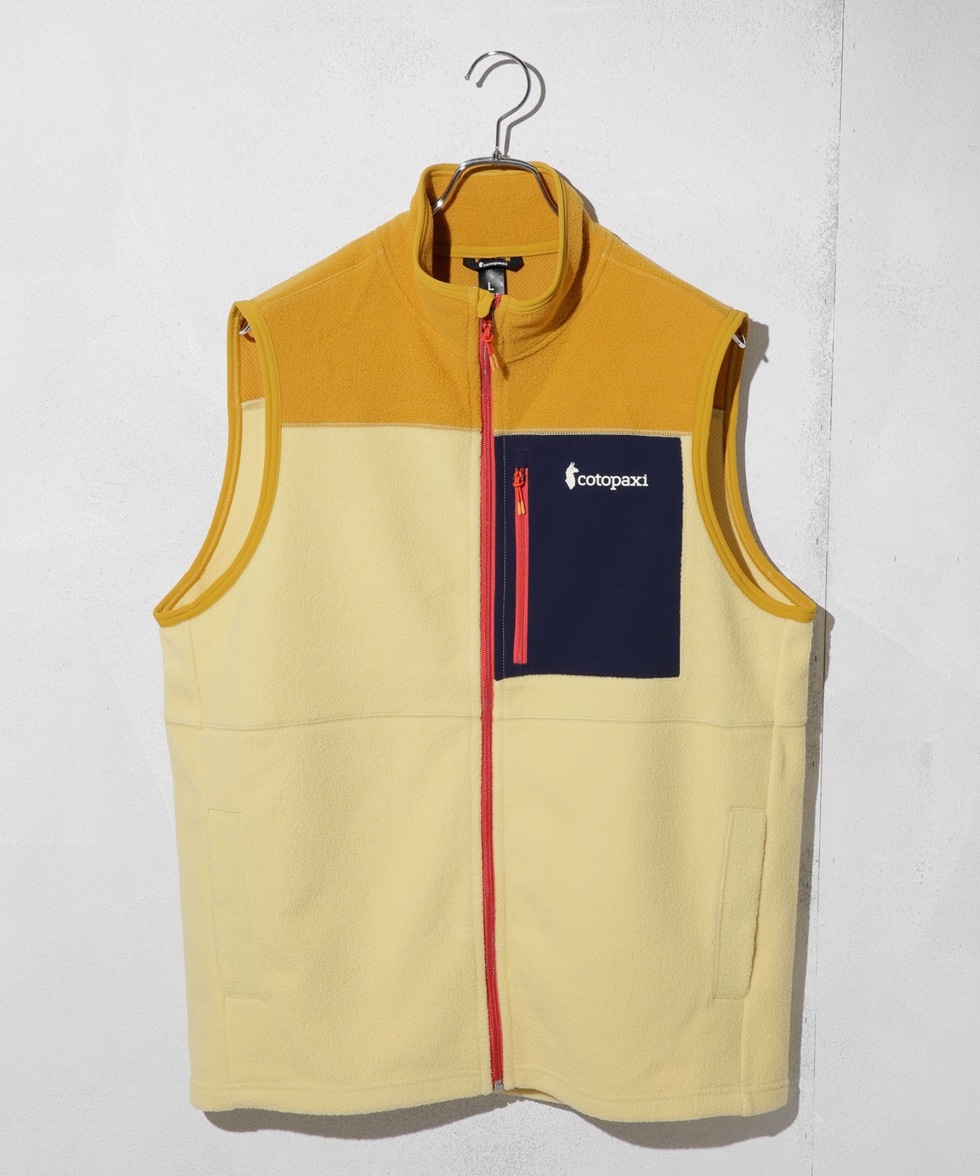 ABRAZO FLEECE VEST / マスタード | 6703225003 | ナノ・ユニバース