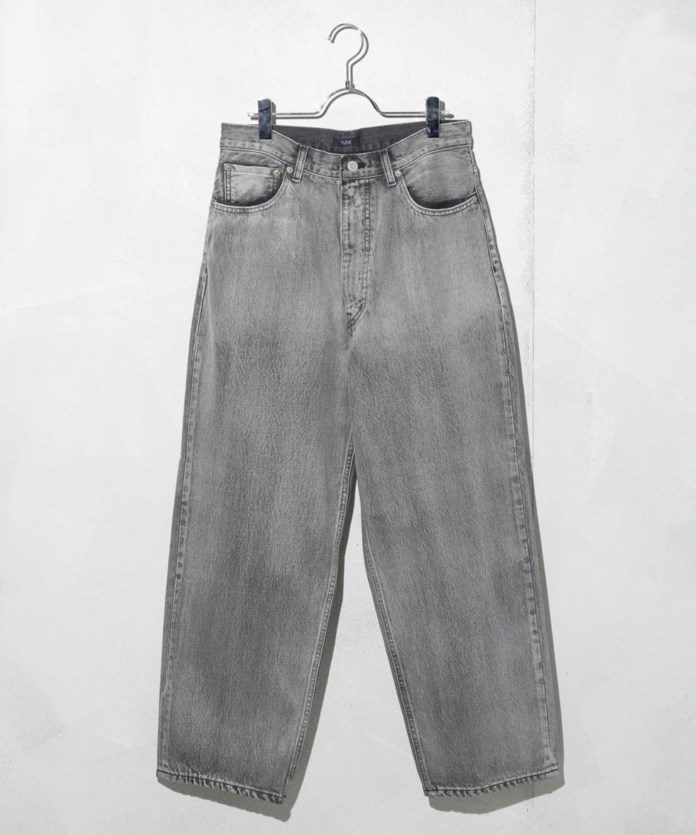 13.5oz DENIM BAGGY FADE / ブラック | 6703227125 | ナノ・ユニバース