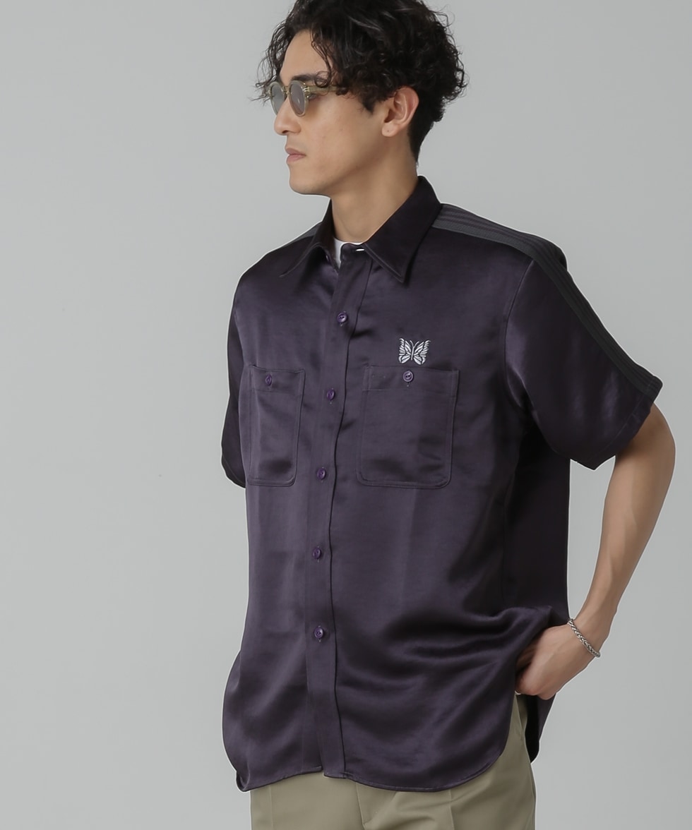 別注 S/S Work Shirt Poly Sateen