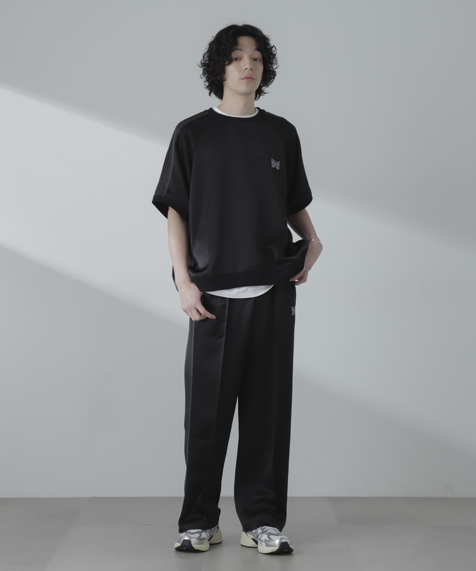 別注 Track Pant - Poly Sateen / ブラック | 6704127098 | ナノ 