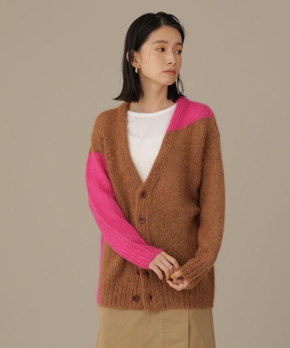 Hand Knitted Mohair Cardigan / パターン1 | 6712222236 | ナノ 