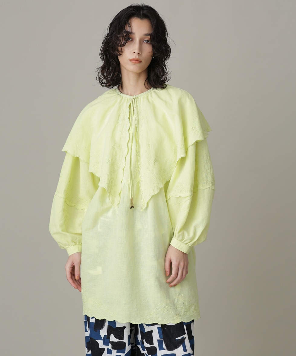 Tunic Shirt(Julie) / ライムグリーン | 6713120072 | ナノ ...