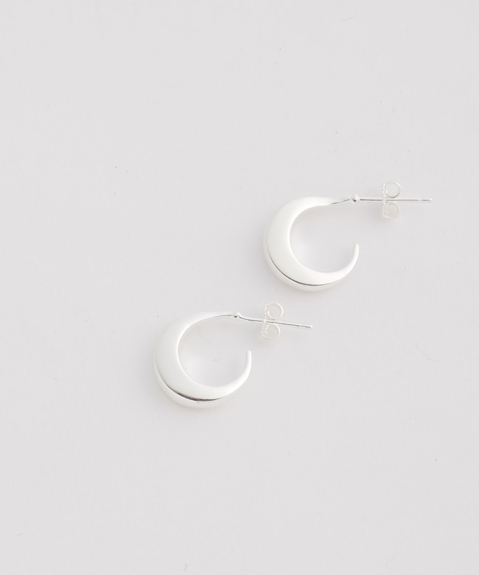 Moon Hoops Mini / シルバー | 6713145034 | ナノ・ユニバース公式通販