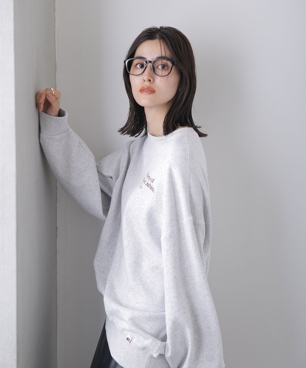 RUSSELL ATHLETIC/別注 SWEAT CREW NECK EMB SHIRT(セットアップ可)-