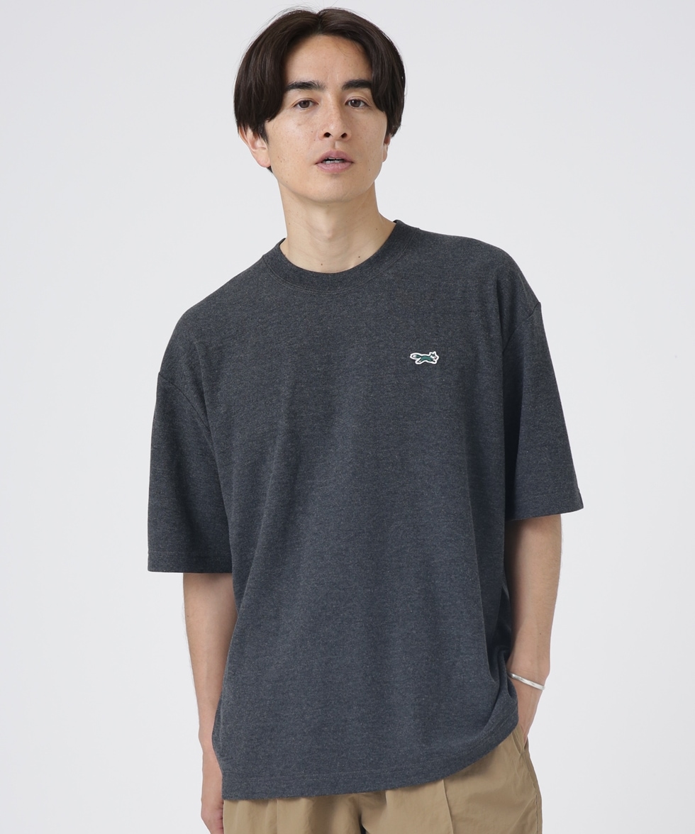 LB.04/WEB限定 ｢Penney's別注｣鹿の子Tシャツ / チャコール