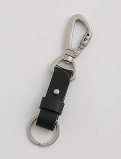 STUD KEY RING COW LEATHER