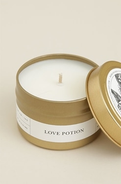 GOLD TRAVEL CANDLE LOVE POTION