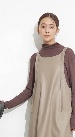 Apron Top Synthetic Leather