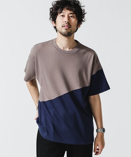 バイカラー切替Ｔシャツ Ｔｙｐｅ．２ / パターン1 | 6681124100