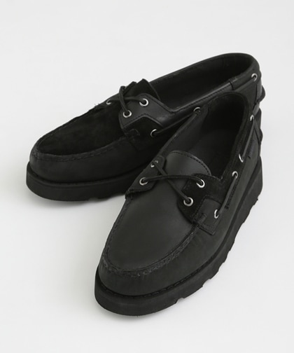 EG x Sebago Boat Shoes / ブラック | 6703133158 | ナノ 