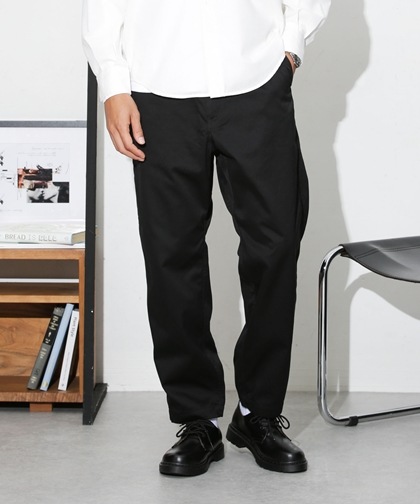 Chino Wide Tapered Field Pants / ブラック | 6703227085 | ナノ