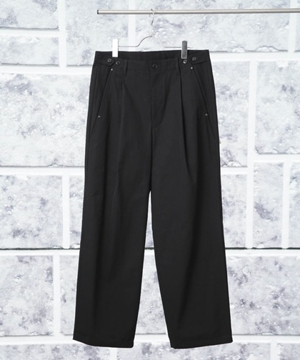 TWISTED LIGHT CANVAS WIDEPANTS